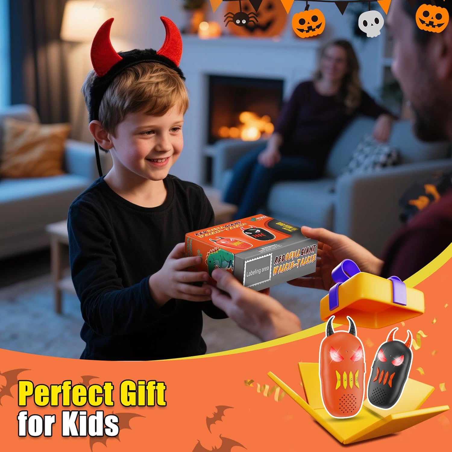 Walkie Talkies for Kids Toys for 3 4 5 6 7 8 9 10+ Years Old Boys Girls Long Range 2 Way Radio Birthday Gifts for Ages 4-6 6-8 8-12 Camping Outdoor Games Toddlers Easter Christmas Stocking Stuffers