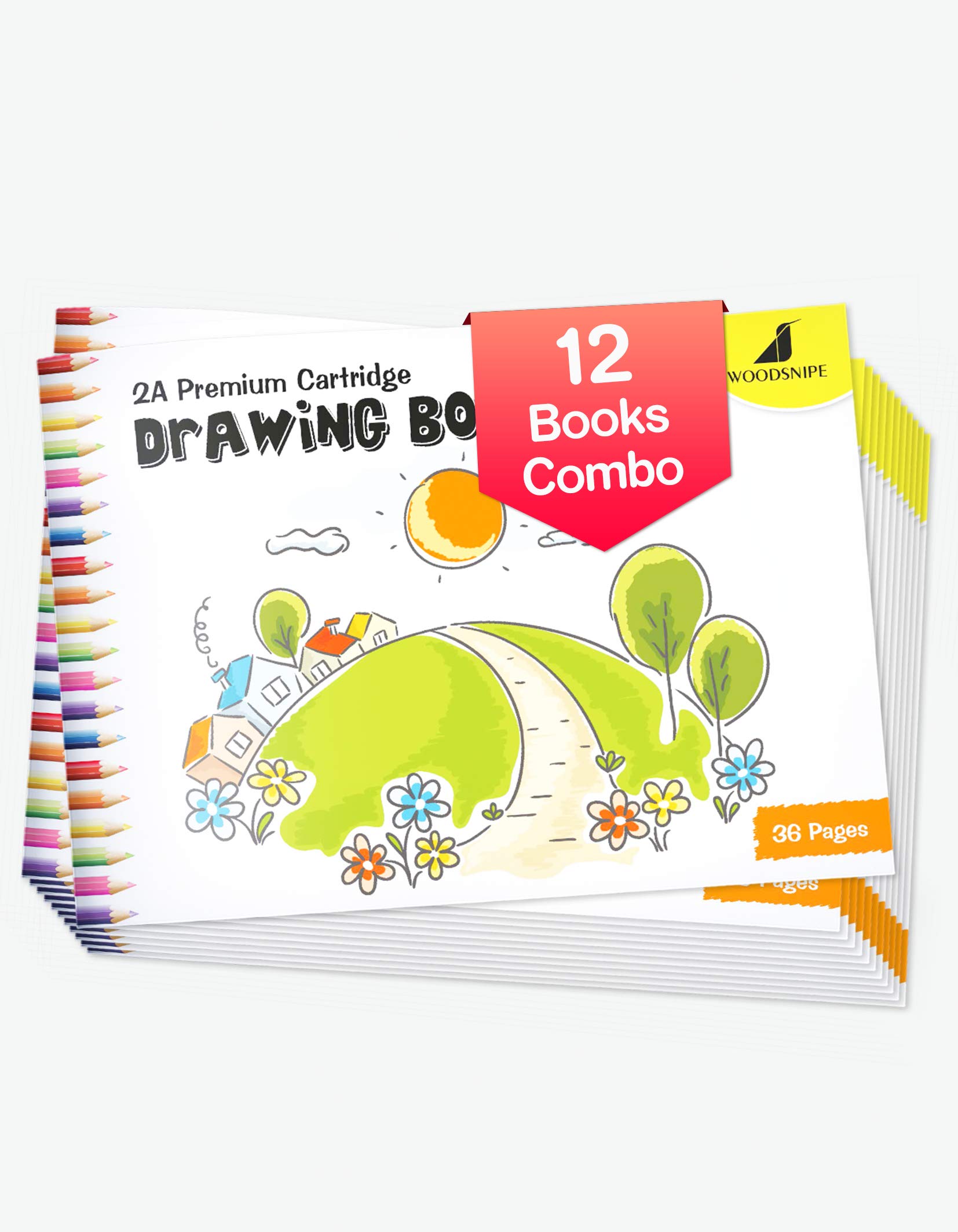Buy Drawing For Kids 2A Size Drawing Books 36 White Blank Drawing