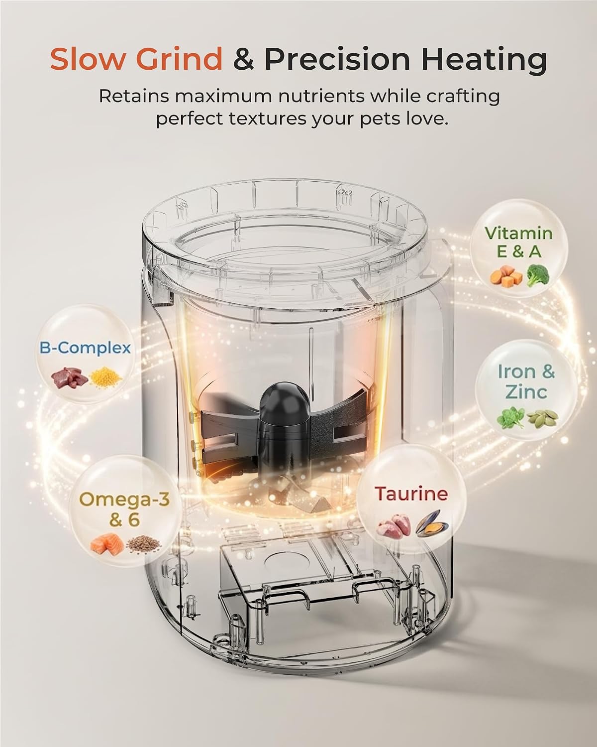 Pet Food Maker, 2.6 Qt Electric Dog & Cat Fresh Meal Cooker image 4