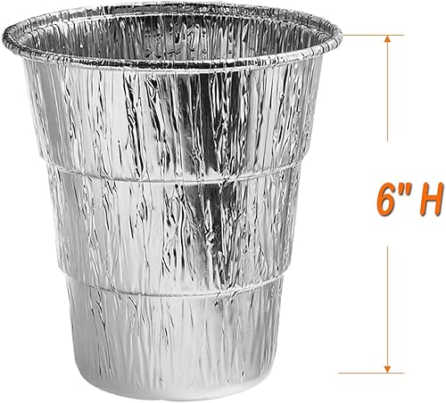 Miniatura 2 de BBQ Future Revestimiento universal de cubo de grasa de 6 pulgadas de alto compatible con parrillas Pit Boss 67292, cubo grande Trae-ger y otros