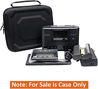 Vista 9 de LTGEM - Funda rígida compatible con Canon SELPHY CP1500 / CP1300 / CP1200 Impresora fotográfica compacta/impresora fotográfica portátil