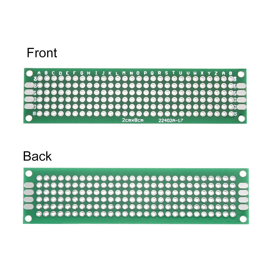 Uxcell 20pcs 5x7cm Double Sided PCB Boards - Universal Prototype Circuit Boards For DIY Electronics