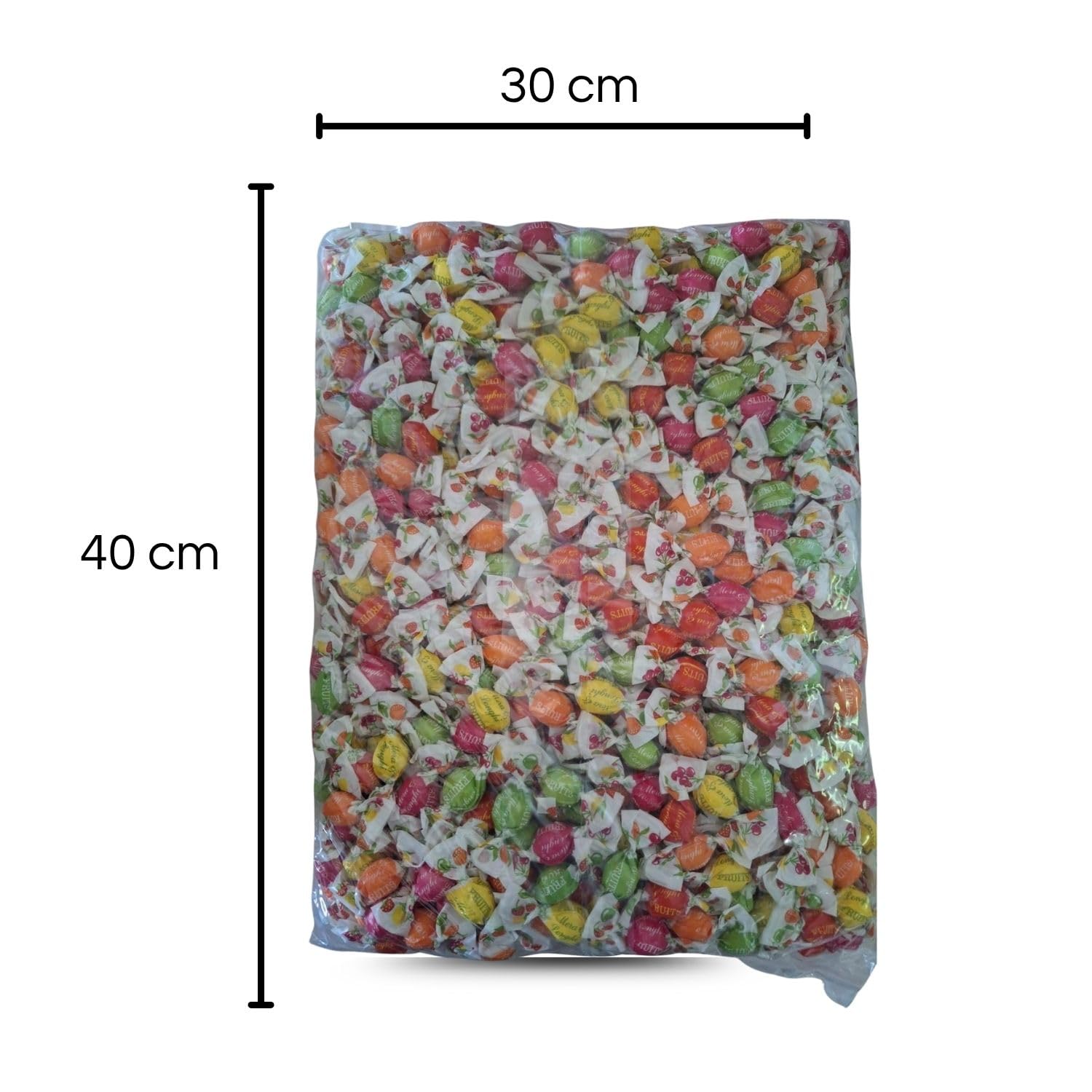 Mera & Longhi dal 1896 - CARAMELLE ZUCCHERATE FRUTTINI SICILIANI - Confezione da 3 Kg