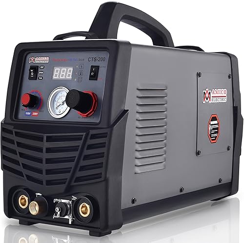 Miniatura 2 de Amico CTS-200, cortador profesional de plasma de aire de 50 amperios, HF-TIG de 200 amperios, soldador de arco de palo de 200 A, soldadura combinada