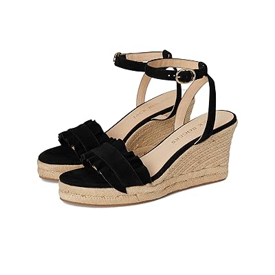 Jack Rogers Rozette Ruffle Wedge Suede Women