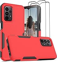 Vista 16 de Jeylly Funda para Samsung Galaxy A23, Galaxy A13 4G/5G/A23 5G/A04/A04s Funda de absorción de golpes híbrida TPU antiarañazos resistente cubierta