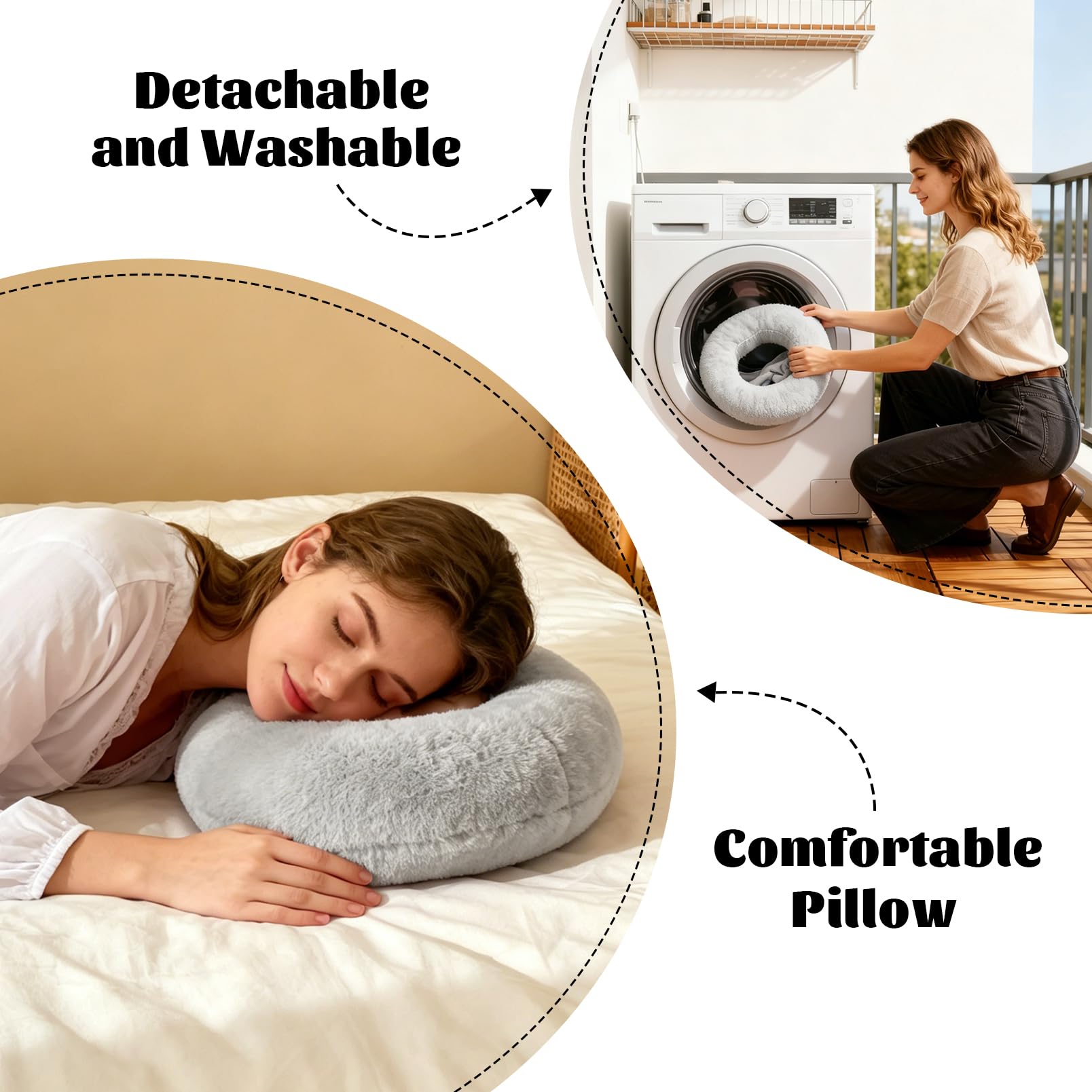 JAOGAUS Soporte para tablet, soporte ajustable para Kindle para leer | Con 3 cuencos para aperitivos, compatible con teléfonos de 4,7 a 13 pulgadas, tabletas y dispositivos Kindle (gris)