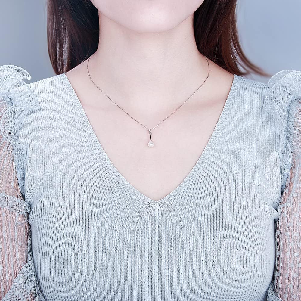 Sterling Silver Elegant Simple Bail Pin Pendant Fitting for Pearl Jewelry, Design Pendant Mount for Women DIY Jewelry Making - Image 7