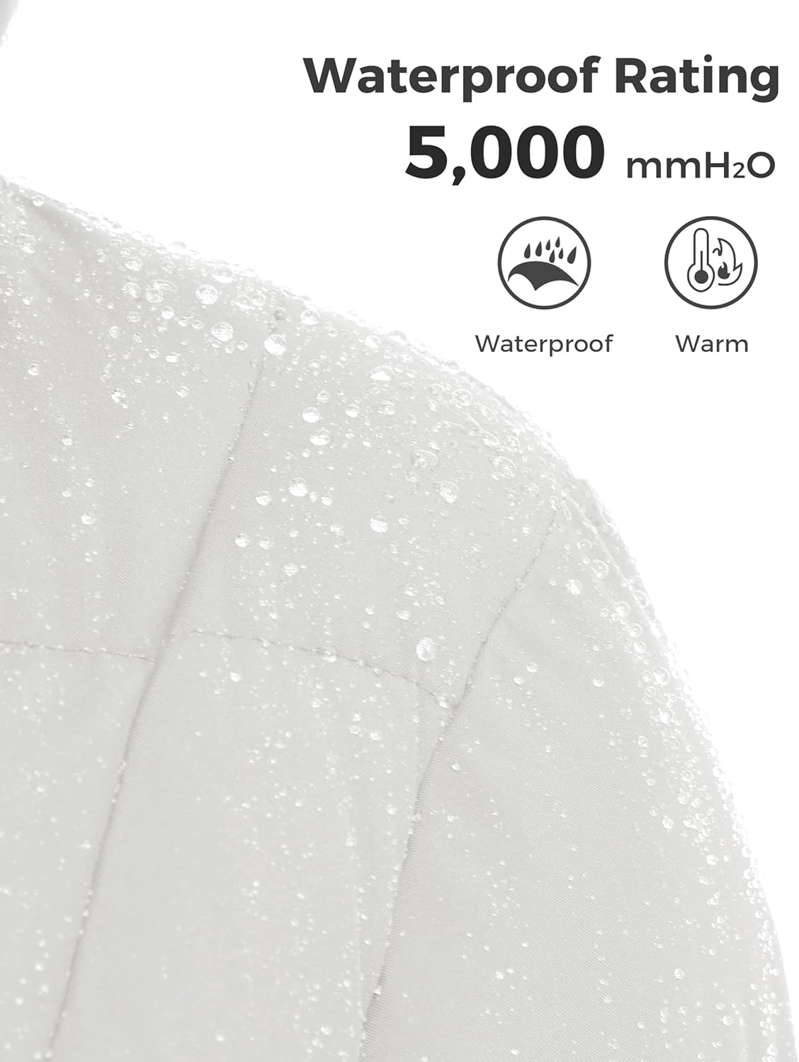 ZSHOW Women's Warm Hooded Winter Coat Waterproof Quilted Puffer Jacket Long Windproof Parka - Image 4