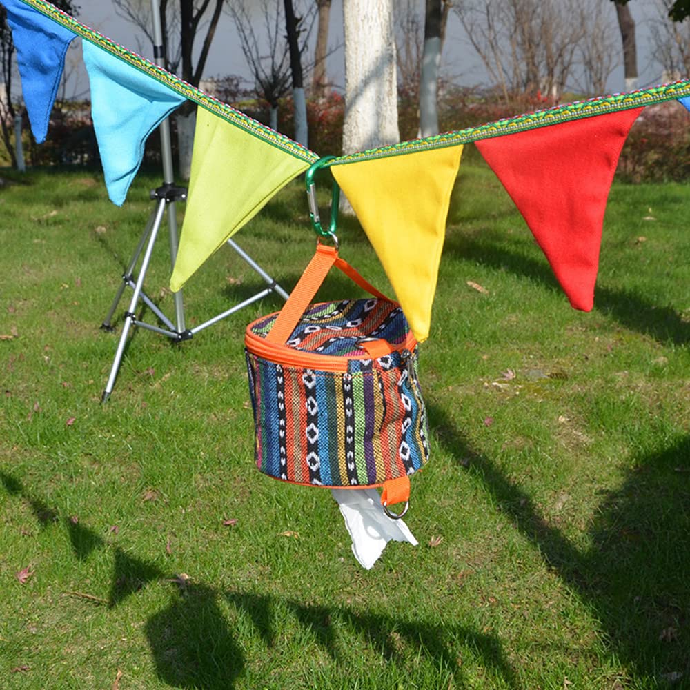 BOXIO - Paperbag: Camping Klopapieraufbewahrung für unterwegs, tragbare Festival Toilettenpapier Aufbewahrung zum aufhängen, Campingtasche für Klopapier & Campingtoilettenpapier