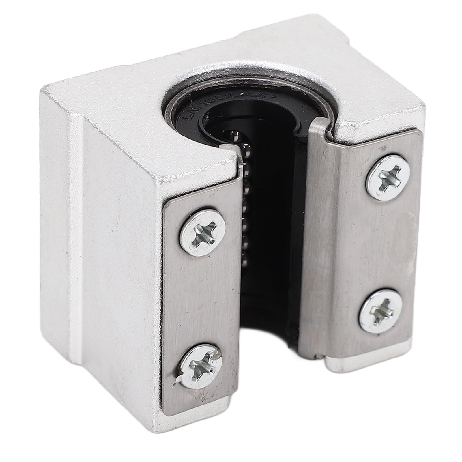 4 Pièces SBR10UU Bloc de Curseur de Mouvement Linéaire en Alliage D'aluminium 10mm Bloc en Aluminium Portant Bloc Coulissant de Remplacement pour Rail de Guidage Linéaire de 10mm, Machines-outils CNC