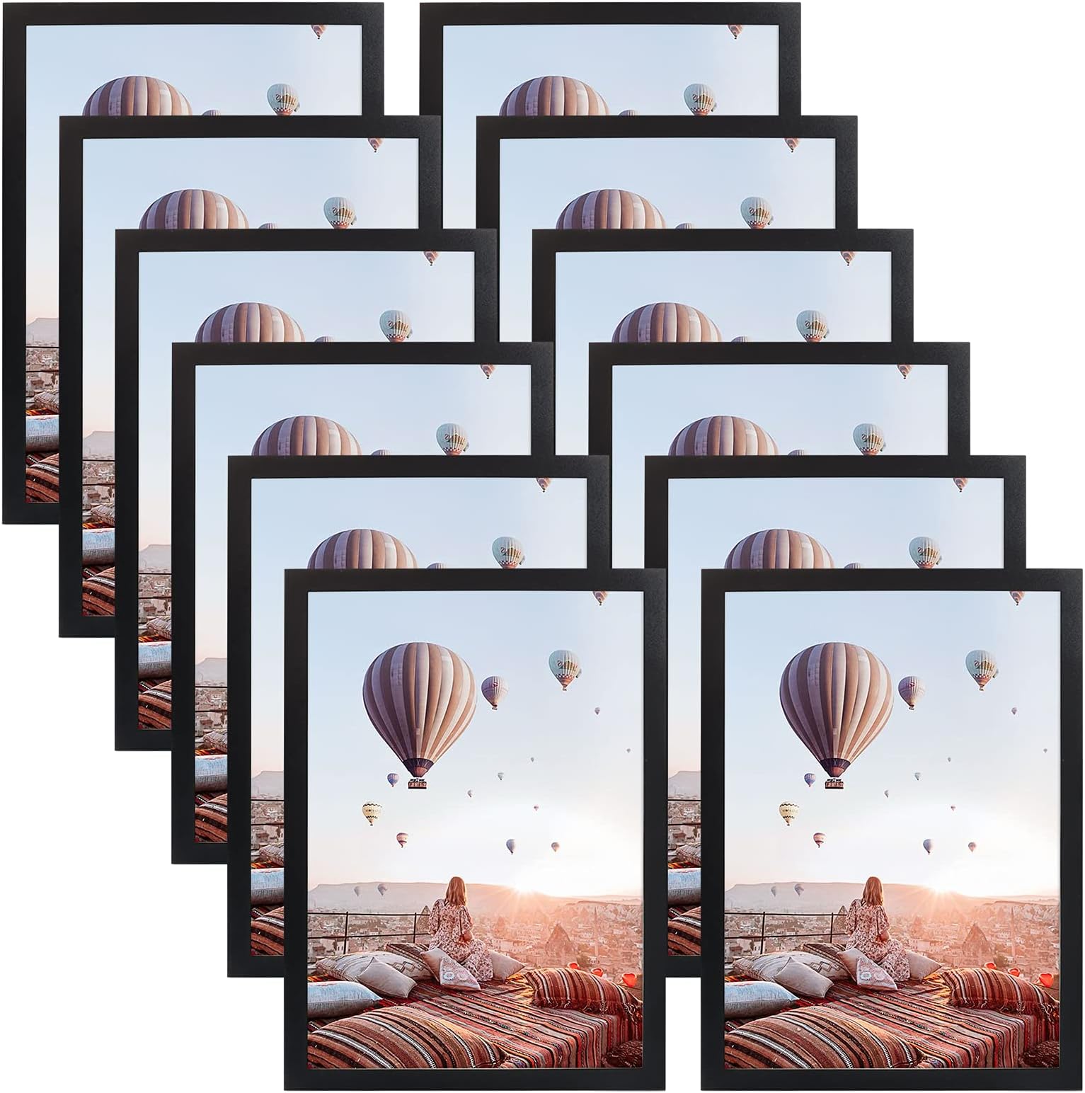 JIUYE 10Pcs Poster Holder Selfadhesive Back,11