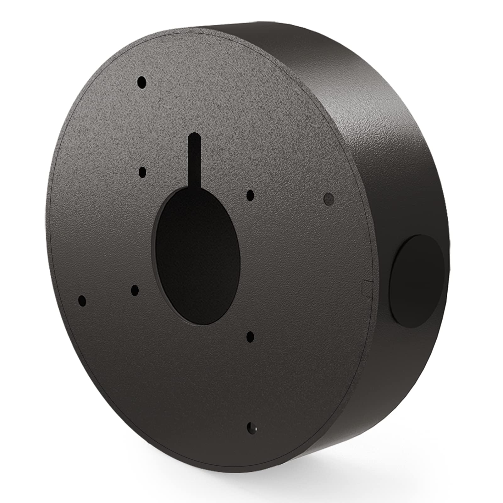 ENS Custom Drilling Junction Box for Security Cameras - Aluminum Enclosure - Dome/Turret/Bullet/Fisheye Cameras Base, 2 Side and 1 Bottom 3/4