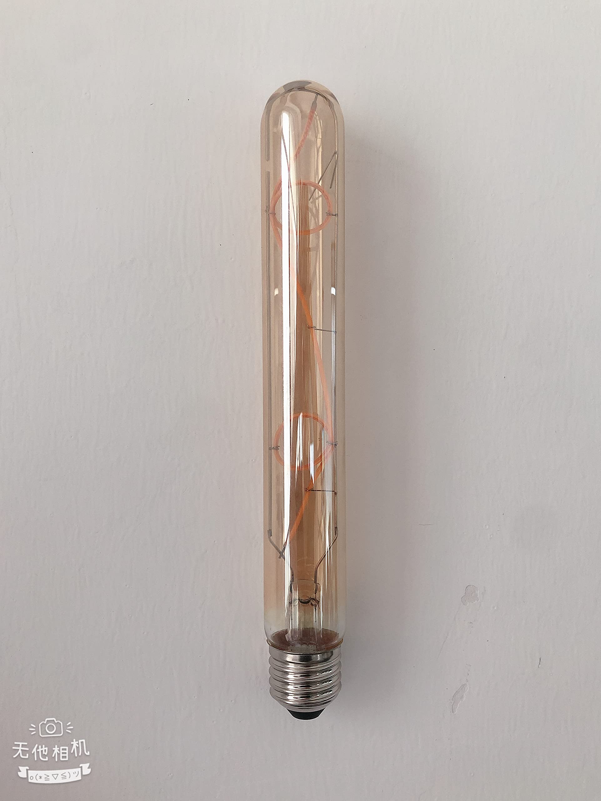 Paquete de 6 Bombilla de Tubo vintage Edison E27 6W T30 Bombilla tubo AC 230V E27 T30 Bombilla de filamento LED Blanco cálido 2700K Nuevas innovaciones, para hogares, restaurantes, cafés