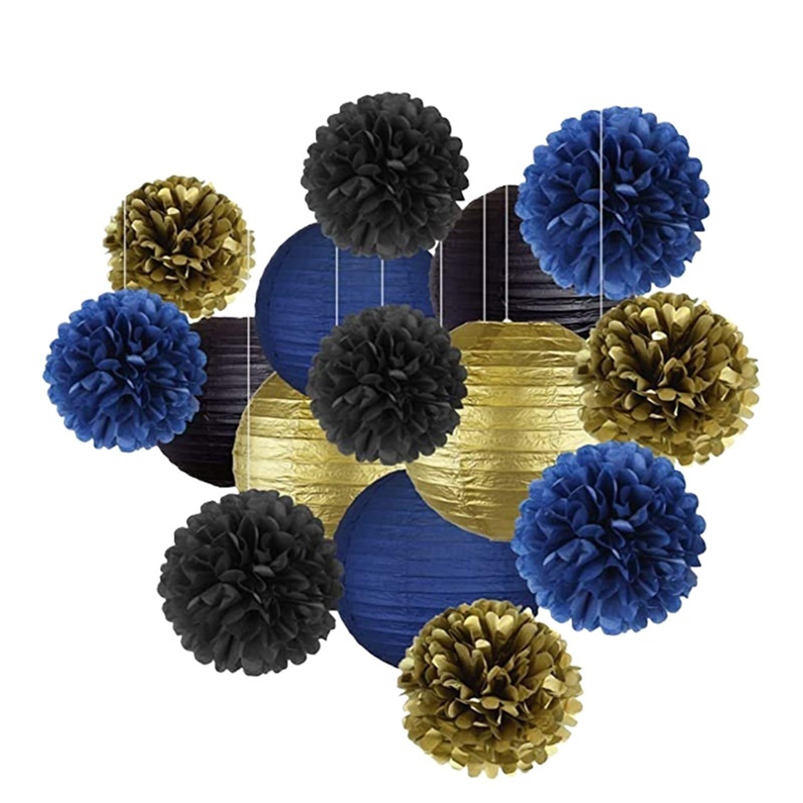 Paper Pompom Round Paper Ball Lantern Pom Poms