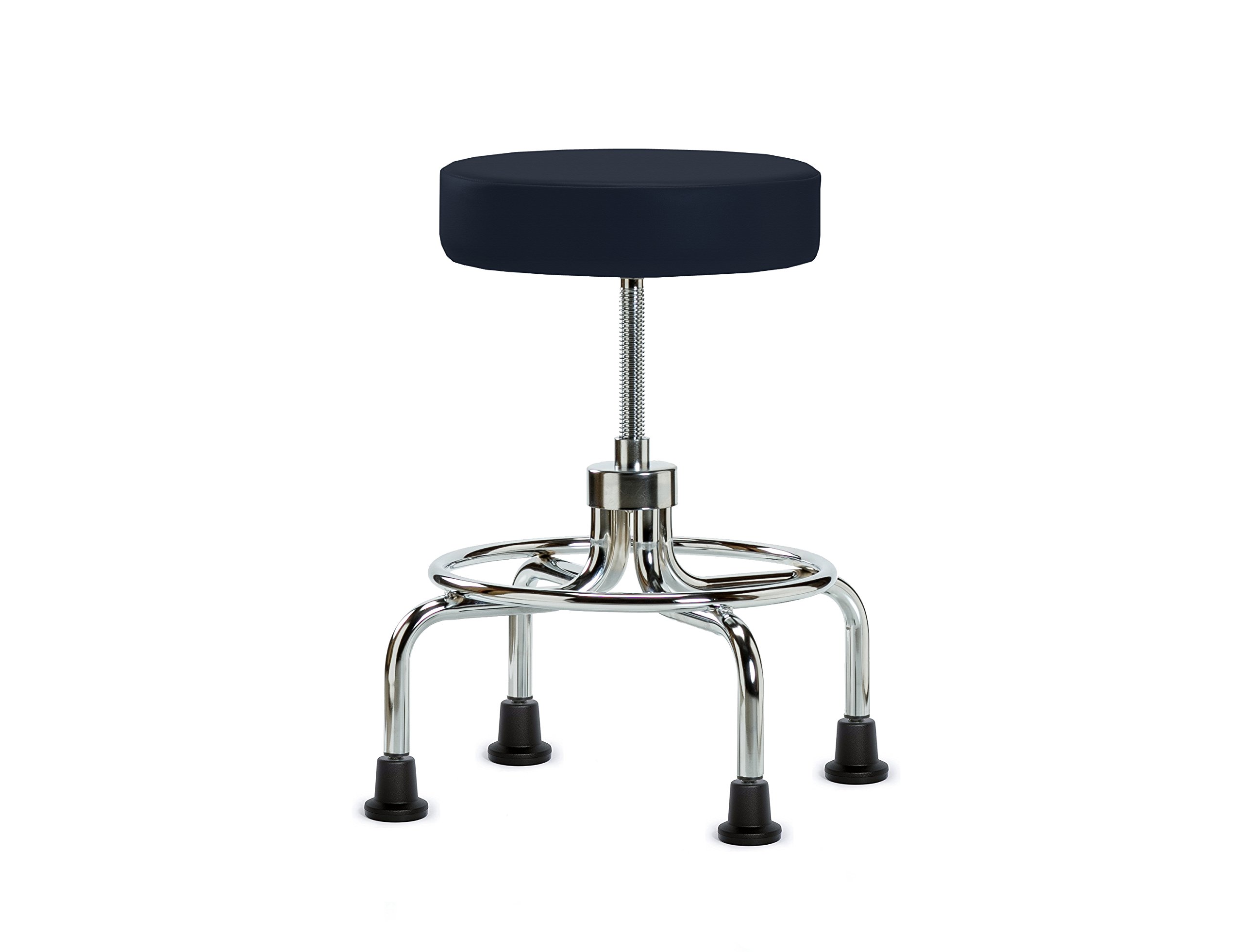 Perch Retro Exam Stool, Glides, 20.5-25.5", Imperial