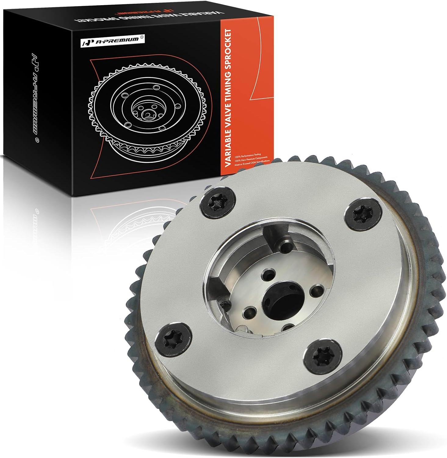 A-Premium Exhaust Engine Variable Valve Timing (VVT) Sprocket Gear Camshaft Adjuster Phaser Compatible with Ford F-150 2021-2023, Ford Expedition 2022-2022, 3.5L, Replace# ML3Z6C525A