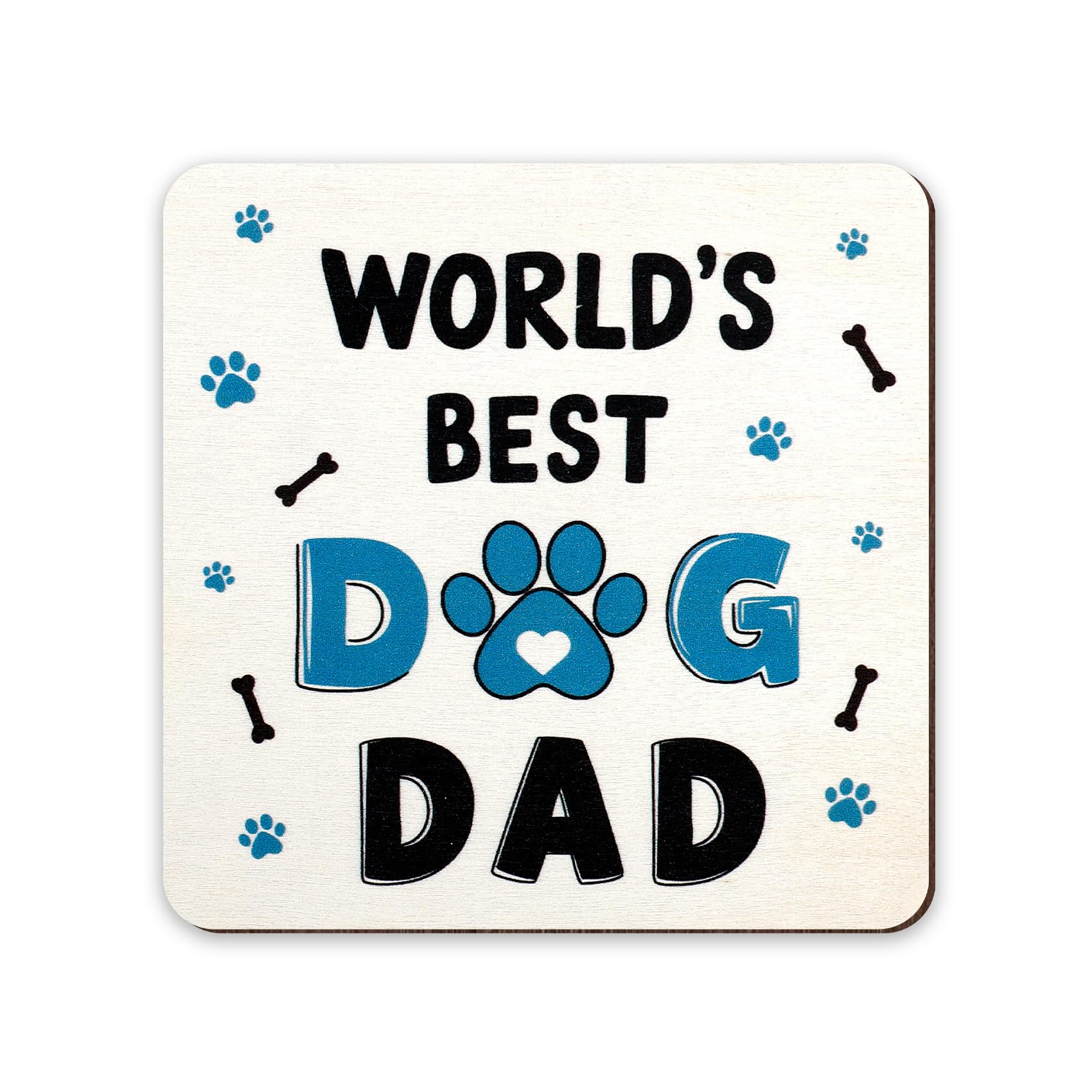 Yritioa Dog Dad Gifts for Men,Dog Walker Gifts,Dogs Coasters,Doggy Dad Gift,Dogs Walking Presents for Men,Doggy Themed Presents,Labrador Present,Rottweiler Present