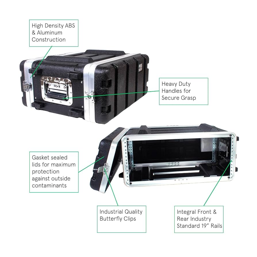 Amazon.com: 19” Rackmount Flight Case, 12” Depth, Stackable