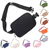 Belt bag Fanny pack crossbody bags for women Everywhere belt bag (black)
