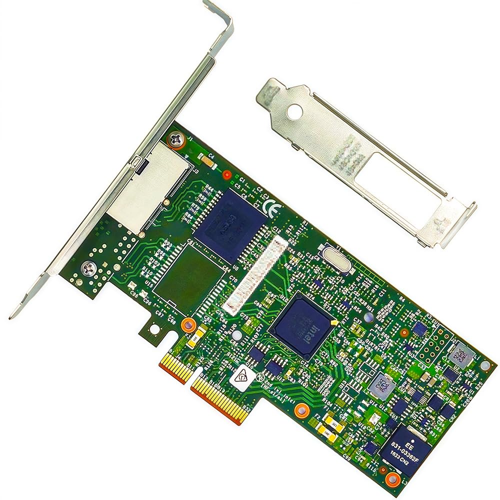 Scheda di rete RJ45 1GbE compatibile con I350-T2, adattatore PCIe 2.1 a doppia porta | Le due porte Gigabit RJ45 supportano SR-IOV, jumbo frame, PXE, iSCSI, VLAN 802.1Q e EEE per server stabili e reti NAS.