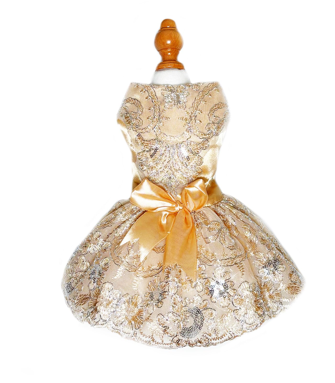 Pet Wedding Party Dresses,Dog Princess Clothes,Cat Dress Skirt Apparel(L) — image 1