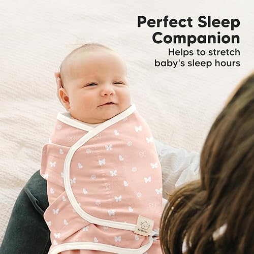 Miniatura 8 de Sacos de dormir para bebé con cremallera, paquete de 3 pañales para recién nacidos de 0 a 3 meses, saco de dormir suave y duradero para recién