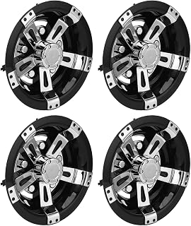 4pcs 8in Cart Wheel Hub Cap Reduce Wind ABS Lightweight Replacement for E Z GO