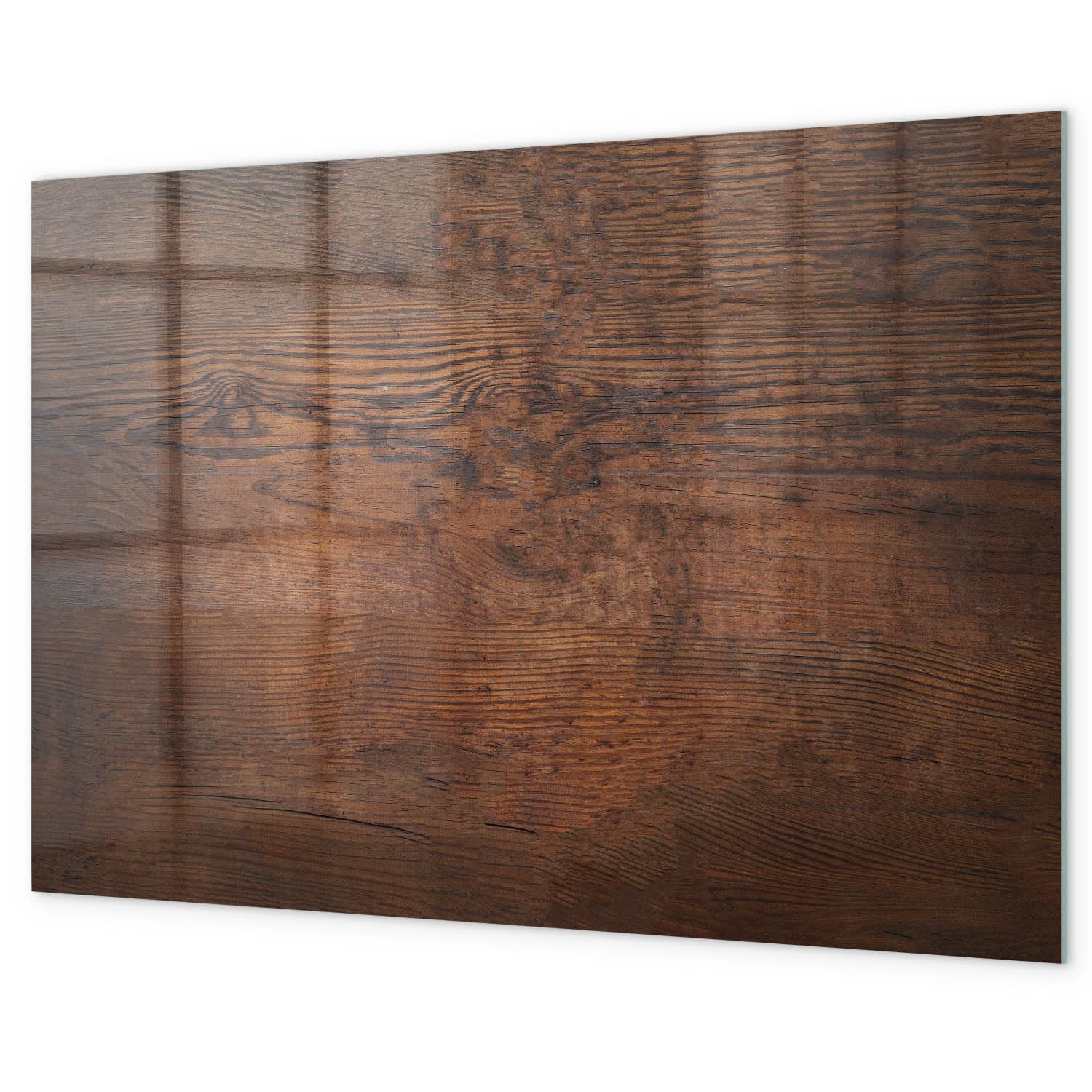 Pizarra de vidrio decorativa 60x40 cm | Madera vieja