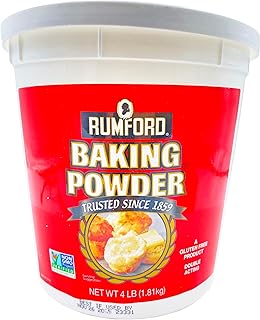 Rumford Aluminum-Free Baking Powder 4 Lbs (Pack of 2)