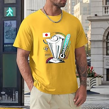 Amazon | [fine clothes] 侍ジャパン 2023 WBC 優勝記念グッズ 侍JAPAN 大谷翔平 優勝おめでとう SAMURAI  JAPAN Tシャツ メンズ 半袖 コットン Tシャツ トップス 男女兼用 | Tシャツ・カットソー 通販