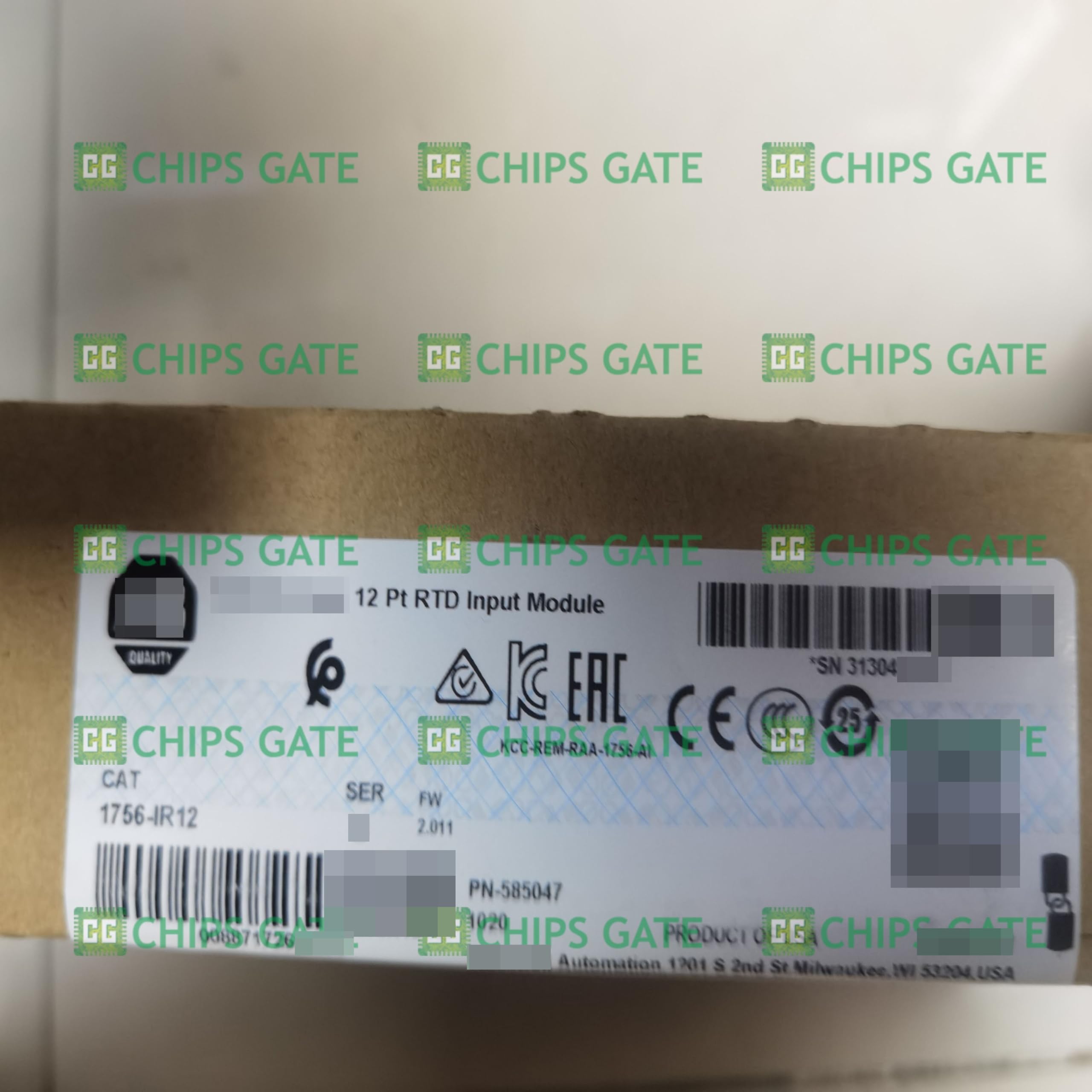 1756-IR12 /A Non-Isolated RTD Input New Factory Sealed