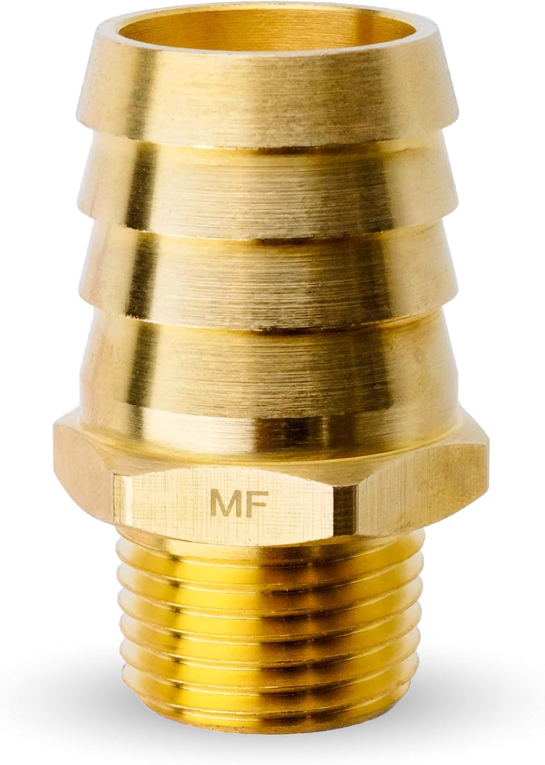 MAACFLOW Brass 1/2" Male NPT to 1" Hose ID Barb Barbed Hose