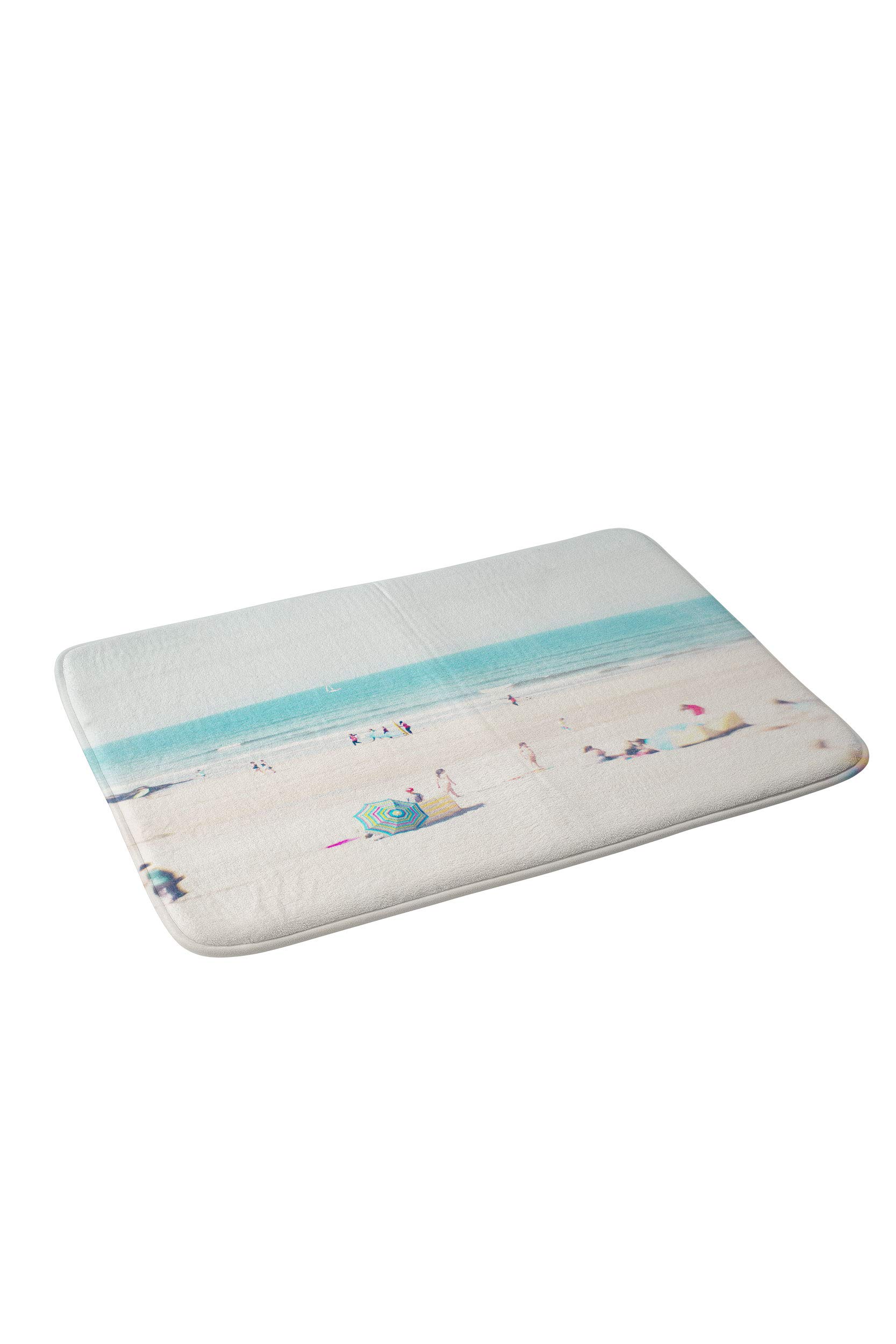 Society6Ingrid Beddoes Summer Haze Bath Mat, 17" x 24", Neutral