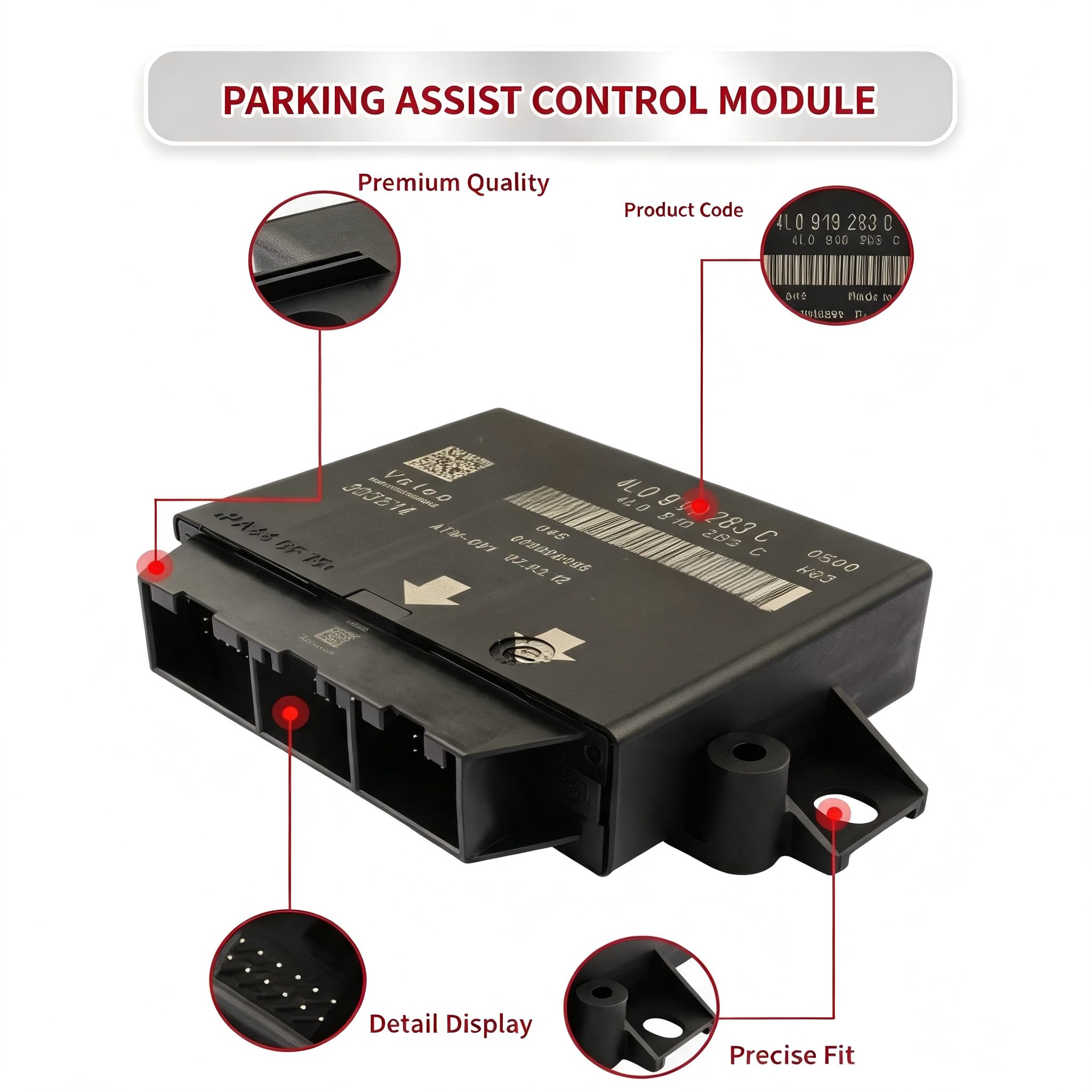 Dispositivo di controllo per ausilio al parcheggio per Audi Q7 4L A6 C6 4F