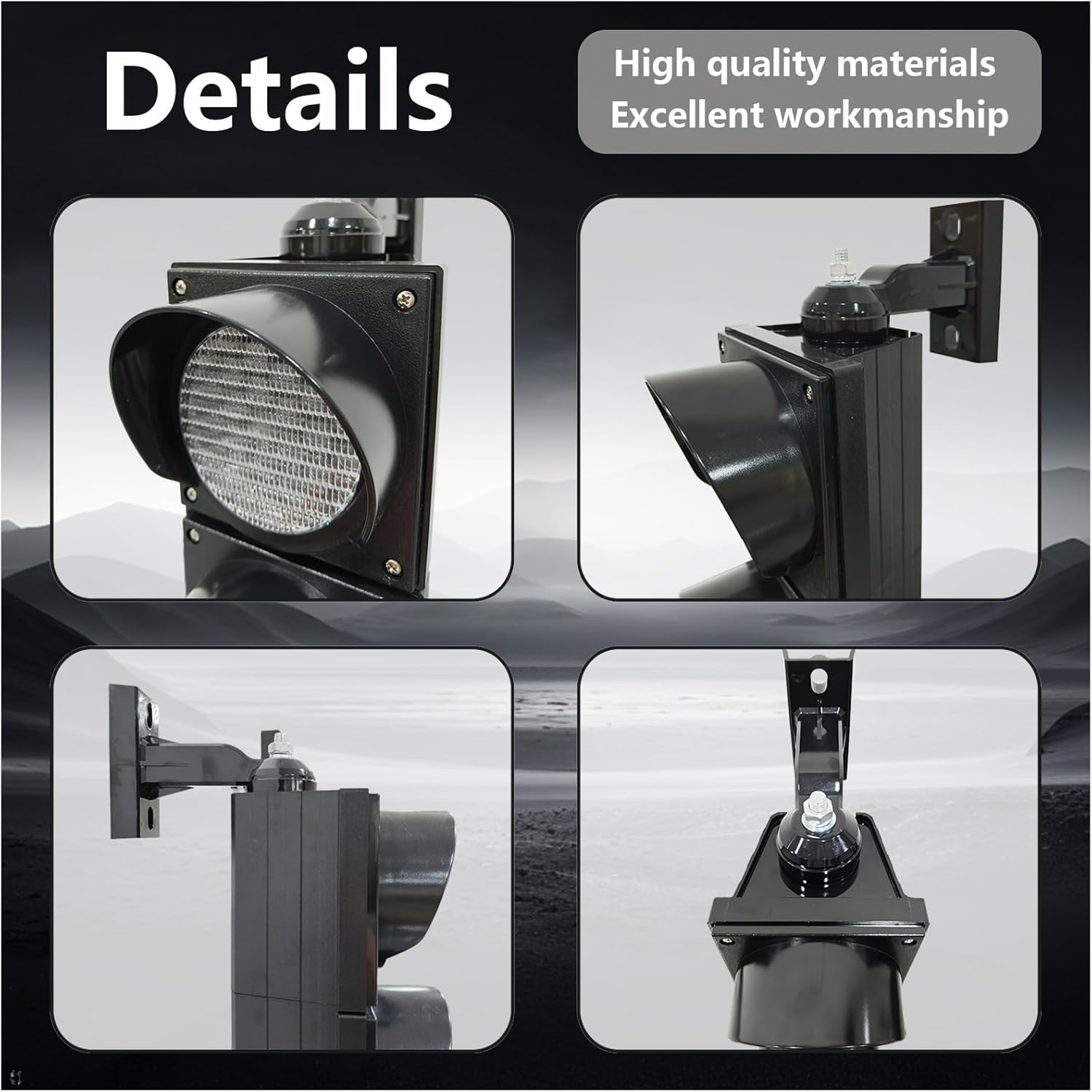 100-3 4inch 100mm Traffic Stop/Go Light/Remote Control/AC 85-265V Lamp LED, PC Casing Water Resistant IP65