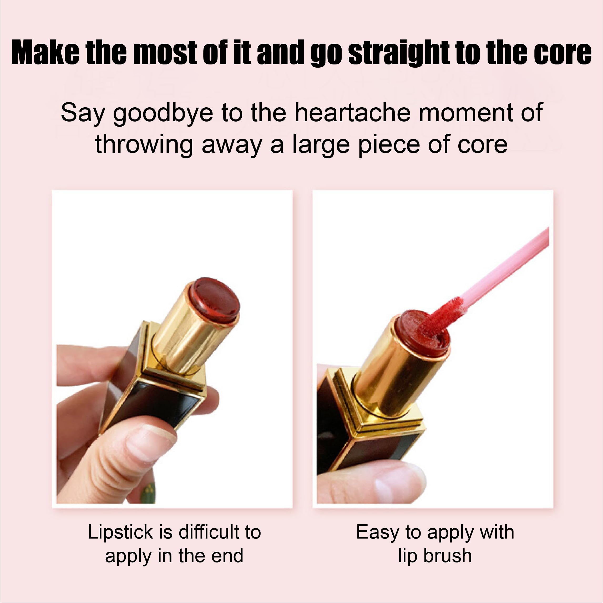 WeddHuis 100 Pezzi Monouso Lip Gloss Usa e Getta Trucco Pennello Pennello Correttore Rossetto Microbrush Pennelli Labbro Applicatore Bacchette Makeup Tool