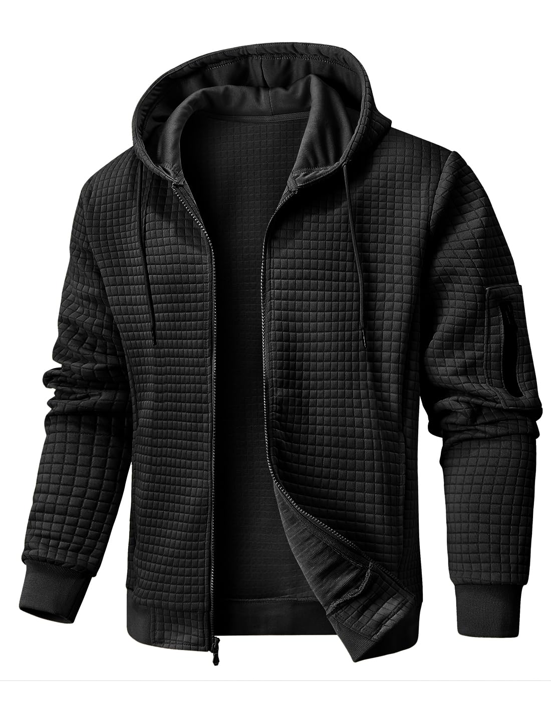 Wizoat Mens Zip Up Hoodie