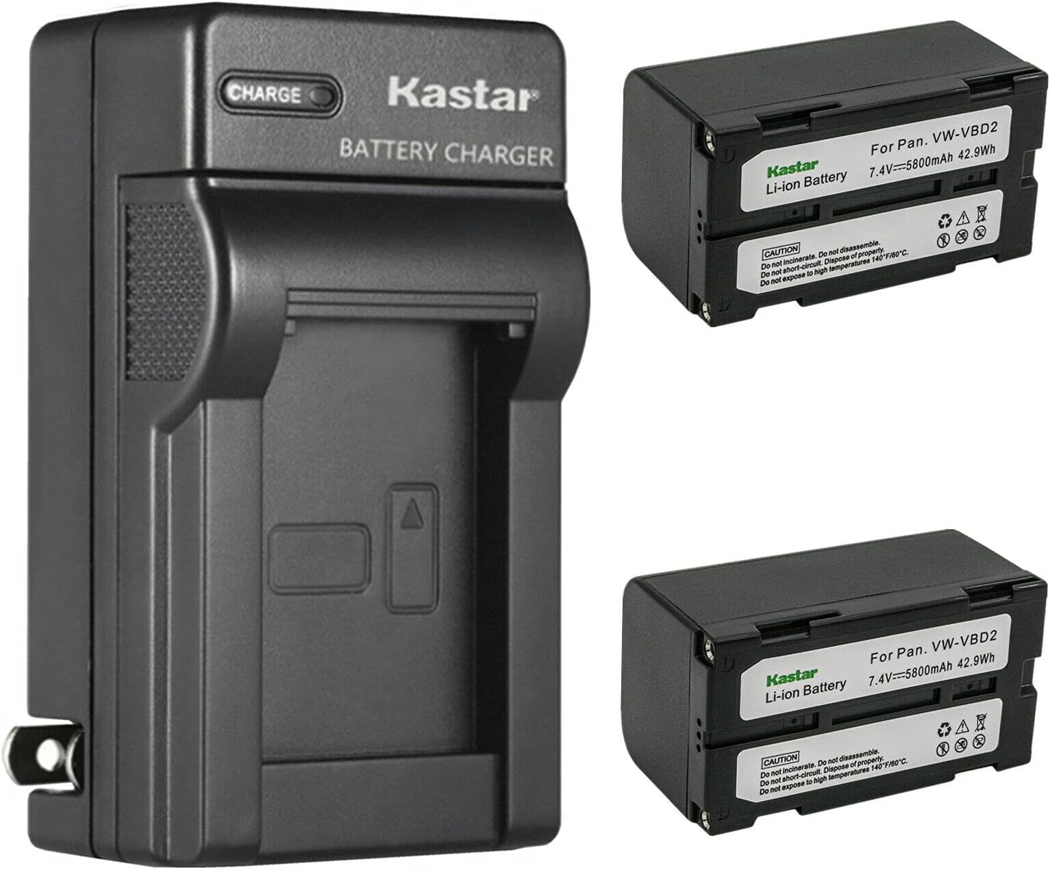 Kastar2-Pack Battery and AC Wall Charger Replacement for Sokkia Instruments CX-101, CX-103, DX Series, FX Series, SETX Series, SRX Series, SX Series, GPS GRX1, GRX2, SRX, Sokkia 610 Total Station