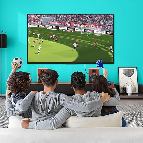 Miniatura 2 de EMK Cable óptico Toslink de 90 grados de rotación libre de 360 grados, cable de fibra óptica SPDIF Toslink macho a macho para cine en casa, barra de