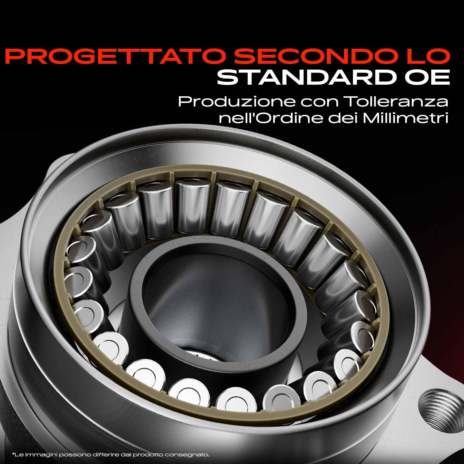 Frankberg 2x Cuscinetti ruota Anteriore sinistra destra Ruota flangiata diametro 126 Compatibile con PT Cruiser PT PT Cruiser Cabriolet Neon II Neon II Berlina 5272448AA 4670292AF SET49 510058