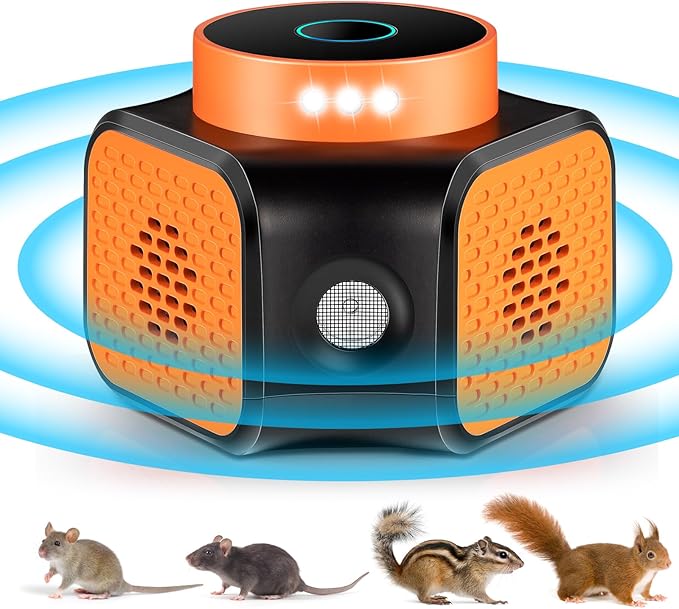 Jahy2Tech Rodent Repellent Ultrasonic Plug in Ultrasonic Pest Repeller 4in1 Mice