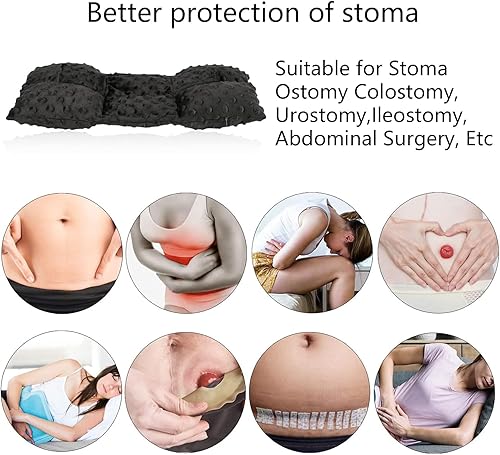 Miniatura 6 de Ostomía - Almohada para cinturón de seguridad, suministros de ostomía, protector de cinturón de seguridad para protector de estoma, bolsa de