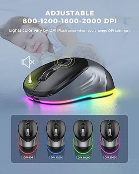 トップス gb mouse Amazon.com: PEIOUS Wireless Mouse, Jiggler Mouse for Laptop