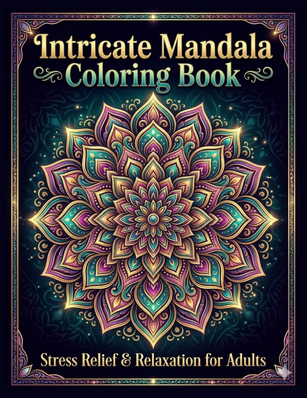 Intricate Mandala Coloring Book: Stress Relief & Realaxation For Adults