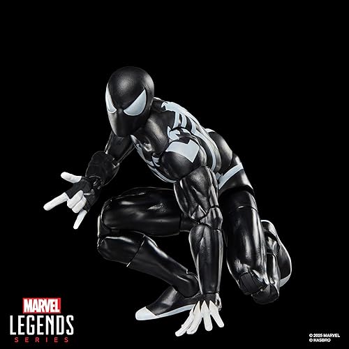 Miniatura 5 de Marvel Legends Series Spider-Venom, Retro Cardback Spider-Man Comics Figura de acción coleccionable a escala de 6 pulgadas