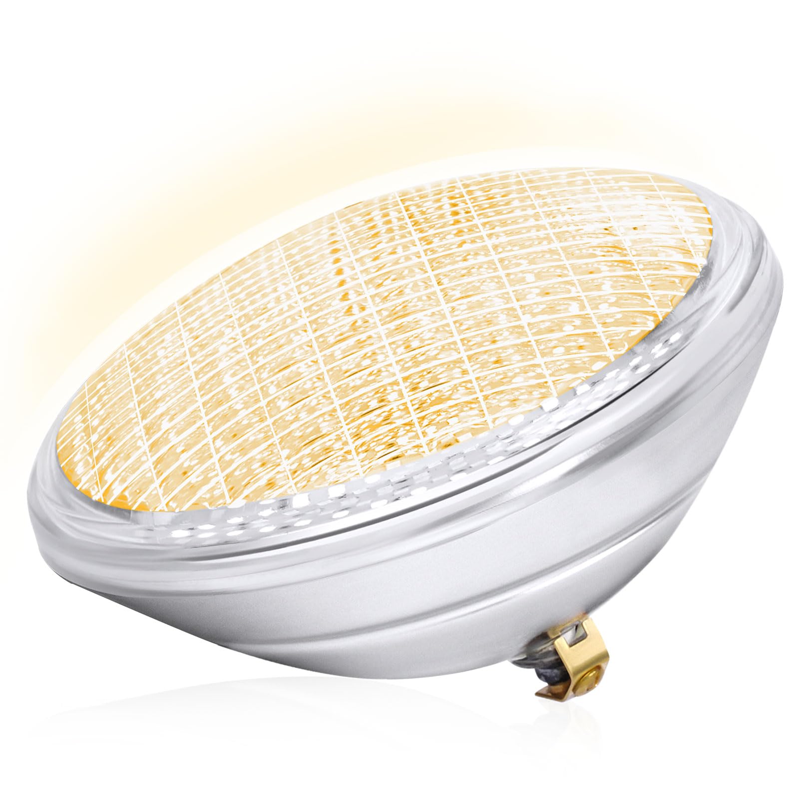 AHJ 36W Luce Calda Luci per Piscina PAR56, Luci Impermeabili per Piscina IP68, LED Piscina Luce Piscina, IP68 Faretto Per 12V DC/AC, Fascio di 120°
