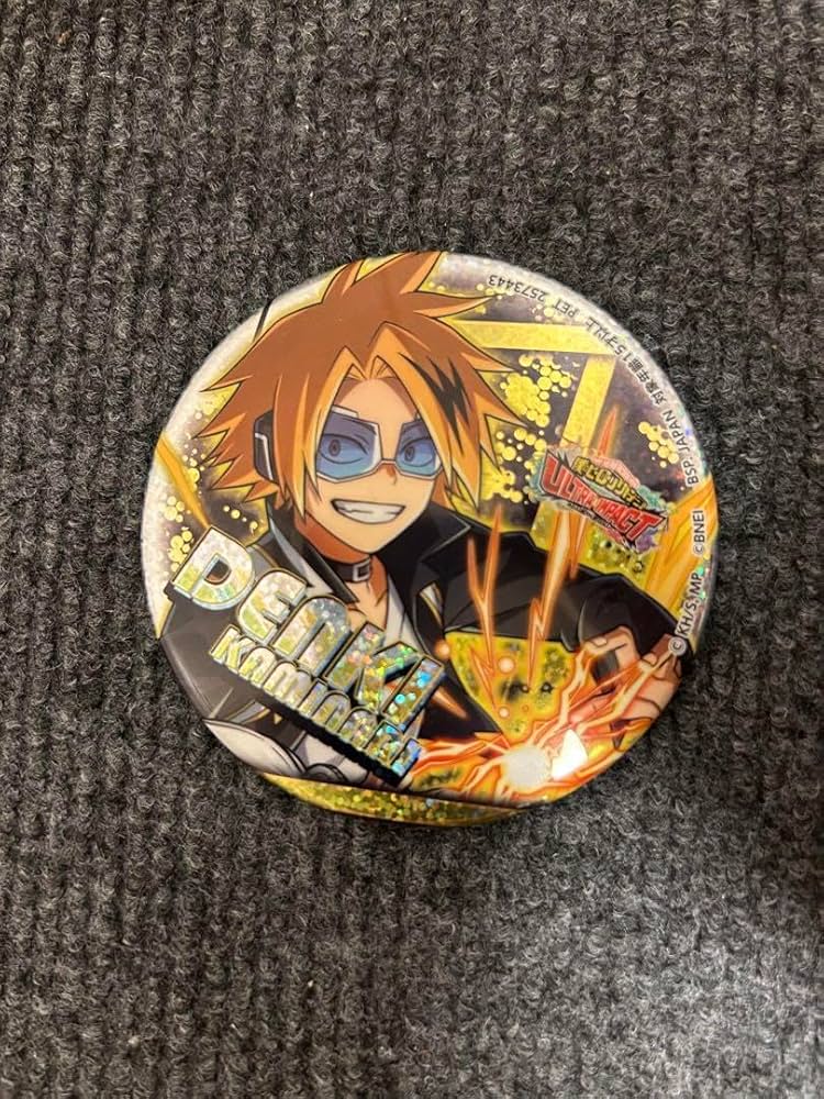 Amazon.co.jp: ヒロ アカ 上鳴電気 缶バッジ アクスタセット : おもちゃ