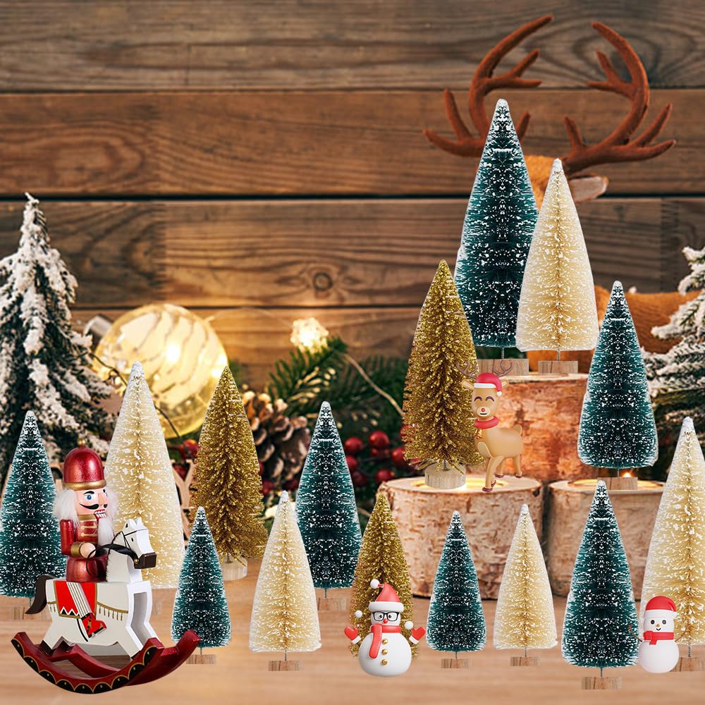 Amazon.co.jp: Yahpetes クリスマスツリー 24個 人工ミニクリスマス