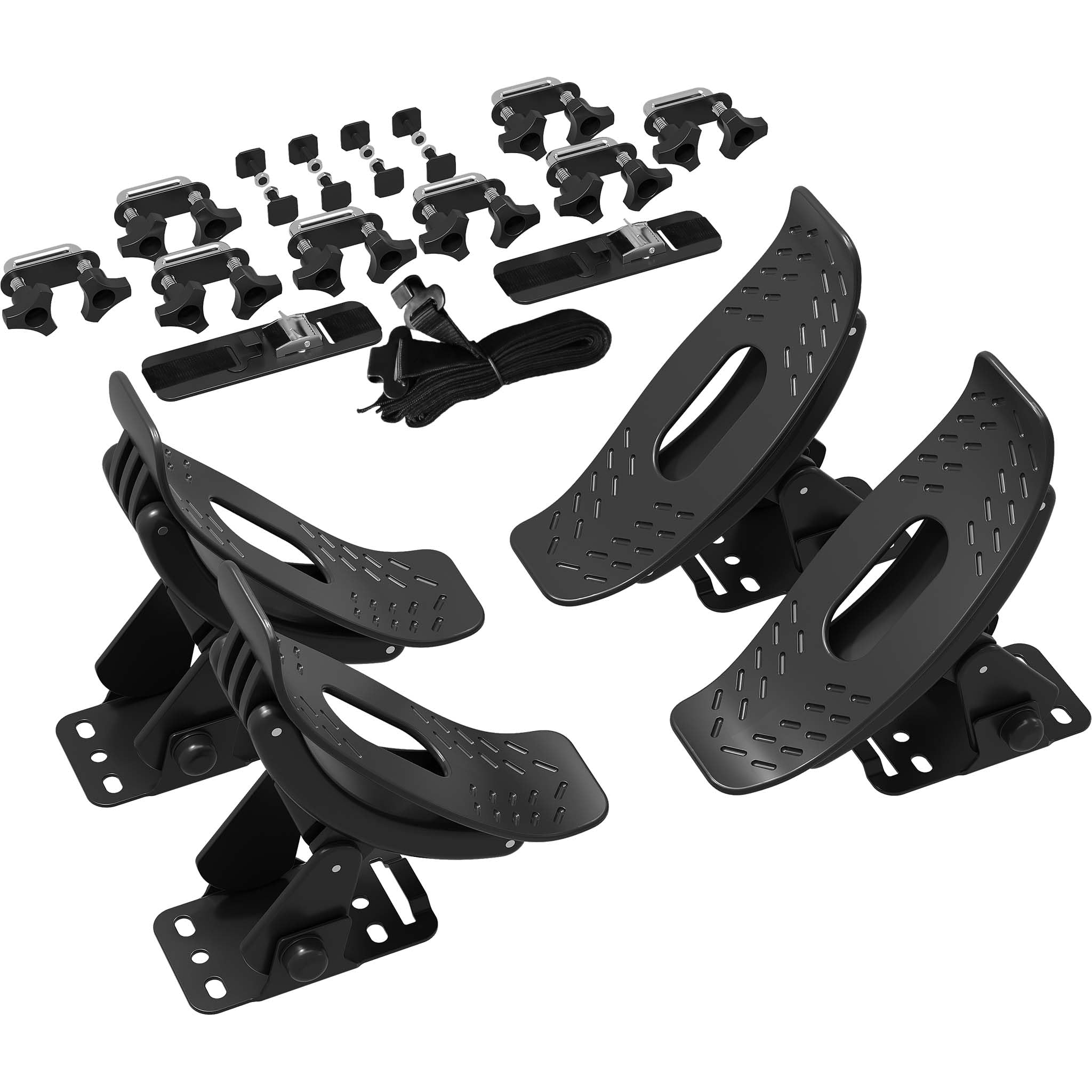 Wiltec Staffe Porta Kayak Canoa per Portapacchi Tetto Auto
